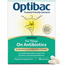 OptiBac Probiotics for Those on Antibiotics Capsules Pack of 10