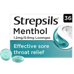 Strepsils Menthol Lozenges Pack of 36