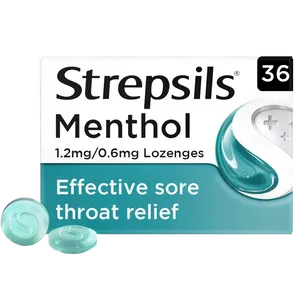 Strepsils Menthol Lozenges Pack of 36
