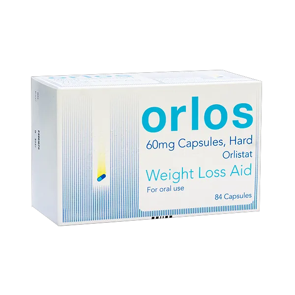 Pack of 84 Orlos Capsules angled view