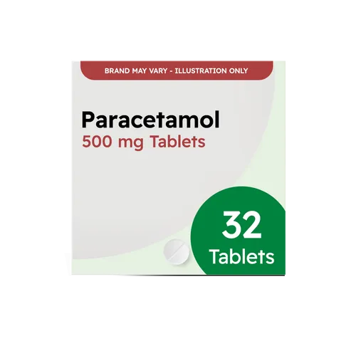 Paracetamol Tablets 500mg Pack of 32