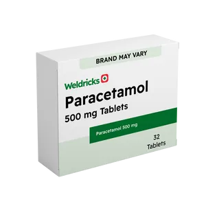 Paracetamol Tablets 500mg Pack of 32