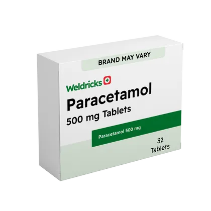 Paracetamol Tablets 500mg Pack of 32