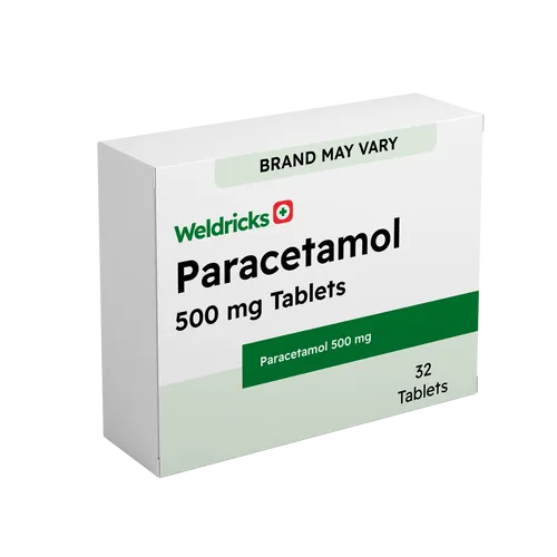 Paracetamol Tablets 500mg Pack of 32