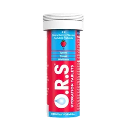 ORS Hydration Tablets Strawberry Pack of 12
