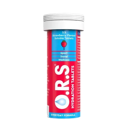 ORS Hydration Tablets Strawberry Pack of 12