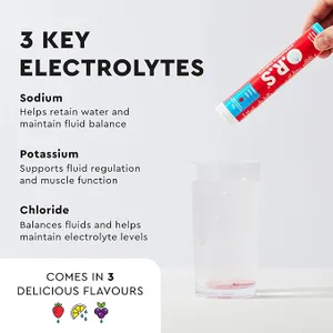 ORS Hydration Tablets Strawberry Pack of 12