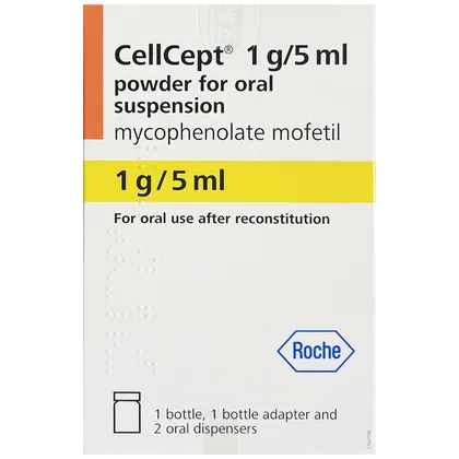 Cellcept Oral Suspension 110g (MYCOPHENOLATE MOFETIL - 1g/5ml)