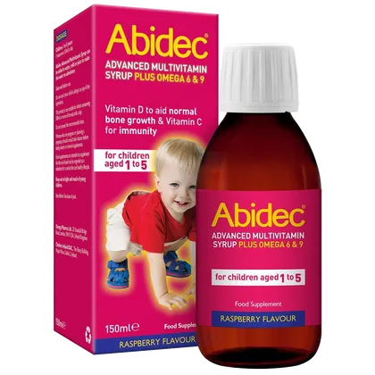 Abidec Advanced Multivitamin Syrup Plus Omega 6 & 9 150ml