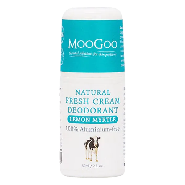 MooGoo Fresh Cream Lemon Myrtle Deodorant 60ml