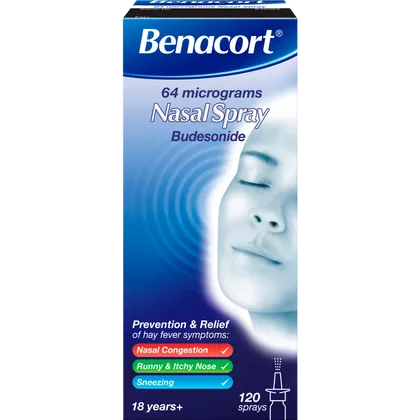 Benadryl Benacort Nasal Spray 64mg - 120 Dose