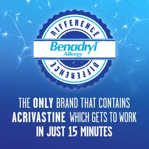 Benadryl Allergy Relief 8mg Capsules Pack of 48