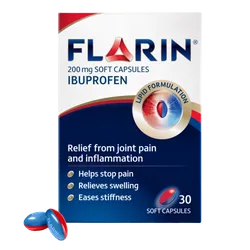 Flarin Ibuprofen 200mg Capsules Pack of 30