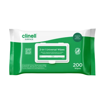 Clinell Universal Wipes Pack of 200