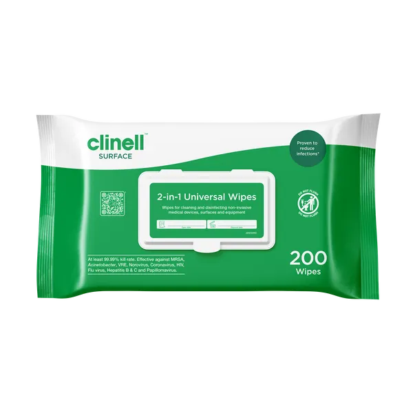 Clinell Universal Wipes Pack of 200