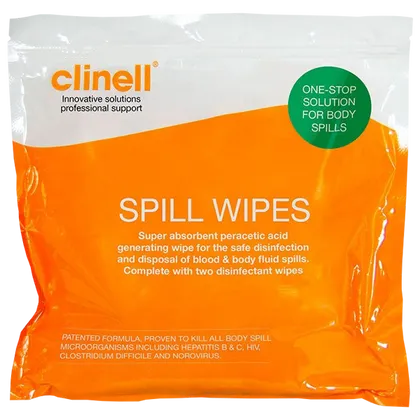 Clinell Spill Wipes Pack of 1
