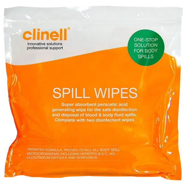 Clinell Spill Wipes Pack of 1
