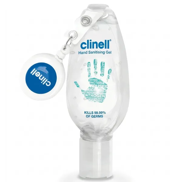 Clinell Hand Sanitising Gel with Retractable Clip 50ml