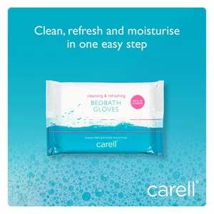 Clinell Skin Bed Bath Gloves Pack of 8