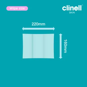 Clinell Skin Bed Bath Gloves Pack of 8