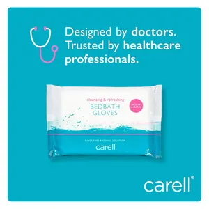 Clinell Skin Bed Bath Gloves Pack of 8