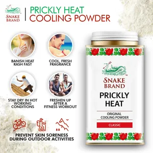 Snake Brand Prickly Heat Original Cooling Powder 140g