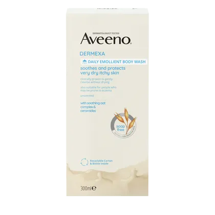 Aveeno Dermexa Daily Emollient Body Wash 300ml