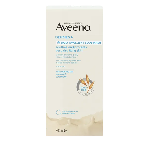 Aveeno Dermexa Daily Emollient Body Wash 300ml