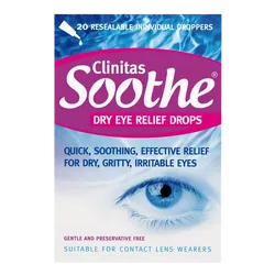 Clinitas Soothe Dry Eye Relief Drops Pack of 20