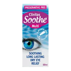 Clinitas Soothe Multi Dry Eye Relief Drops 10ml