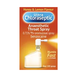Ultra Chloraseptic Anaesthetic Throat Spray Honey and Lemon 15ml