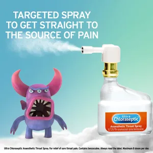 Ultra Chloraseptic Anaesthetic Throat Spray Honey and Lemon 15ml