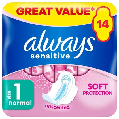 Always Sensitive Normal Ultra with Wings Pack of 14