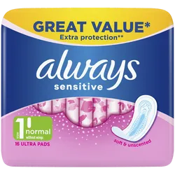 Always Sensitive Normal Ultra Pack of 16