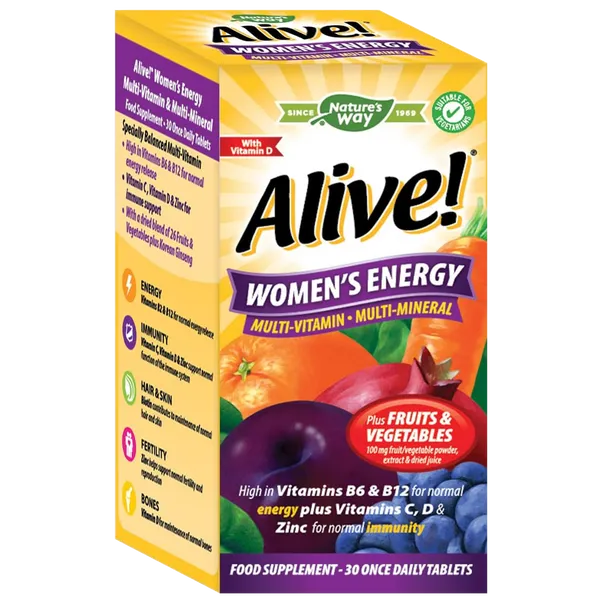 Alive! Women's Energy Tablets Pack of 30