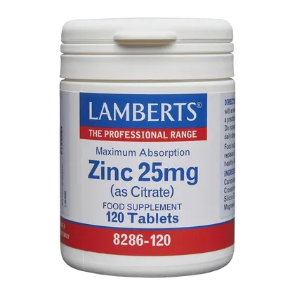 Lamberts Zinc 25mg Tablets Pack of 120