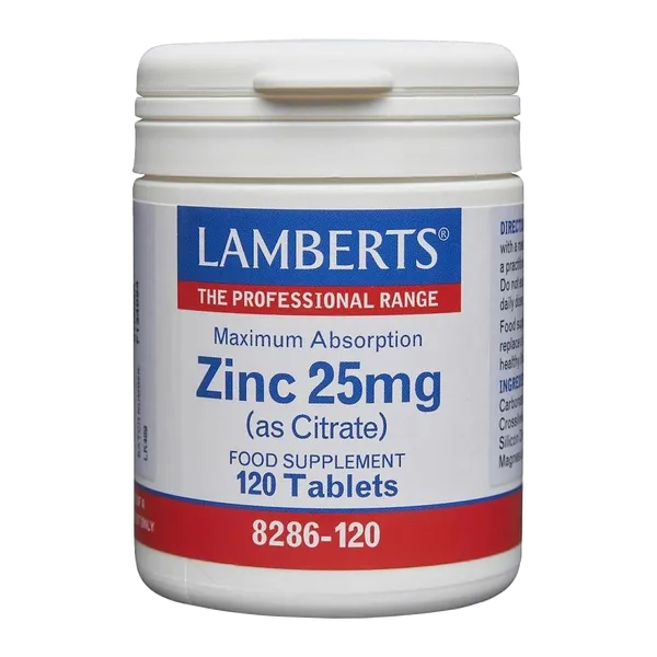 Lamberts Zinc 25mg Tablets Pack of 120