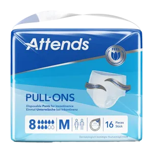 Attends Pull-Ons 8 Medium Pack of 16