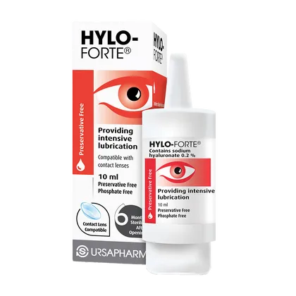 Hylo-Forte Lubricating Eye Drops 10ml