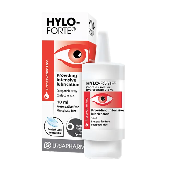 Hylo-Forte Lubricating Eye Drops 10ml