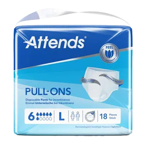 Attends Pull-Ons 6 Large Pack of 18