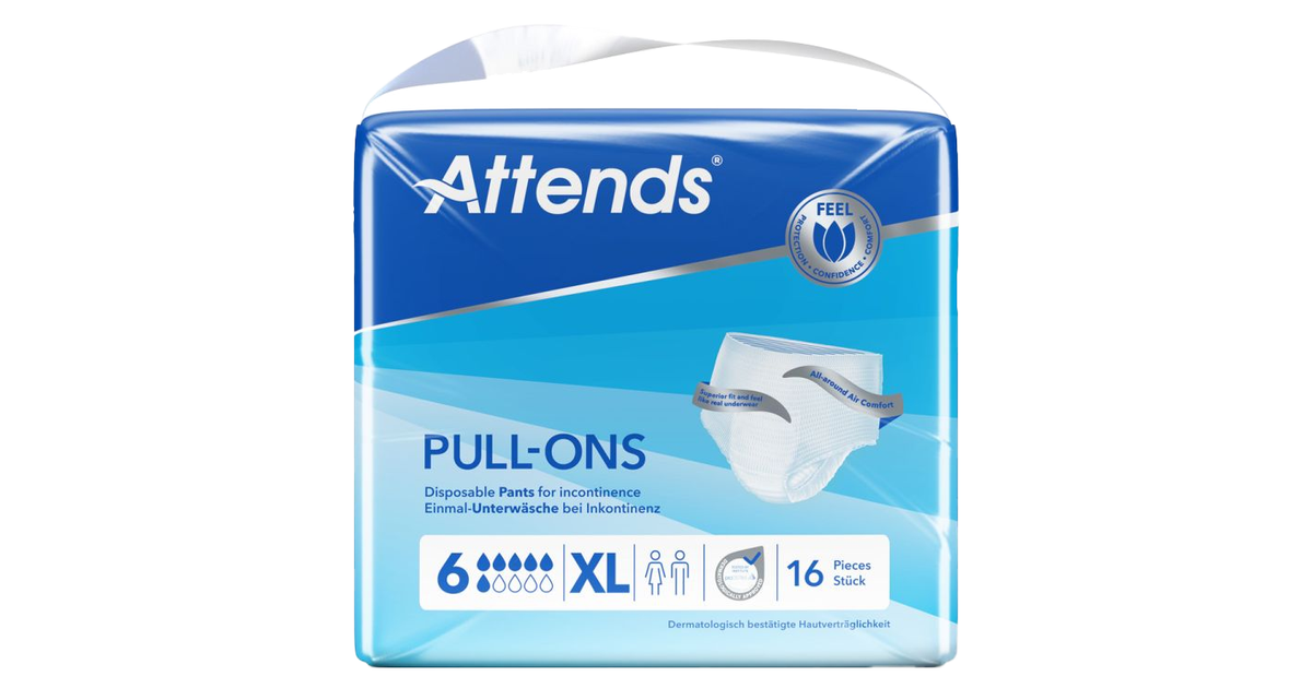 Attends Pull-Ons 6 Extra Large Pack of 16