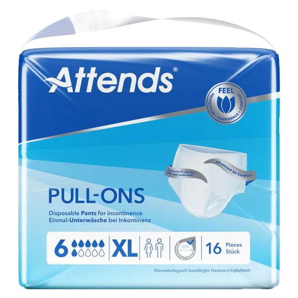 Attends Pull-Ons 6 Extra Large Pack of 16