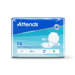 Attends Faecal Pads F6 Pack of 40