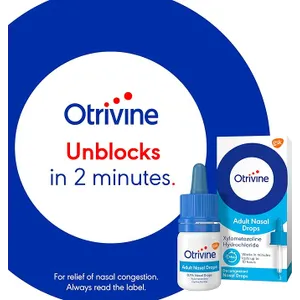 Otrivine Adult Nasal Drops 10ml