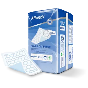 Attends Cover Dri 60 X 60 Super Pack of 50