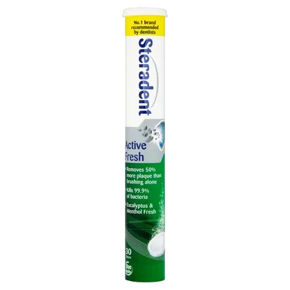 Steradent Active Fresh Tablets Pack of 30