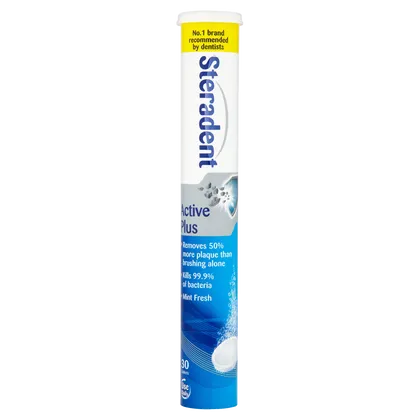 Steradent Active Plus Tablets Pack of 30