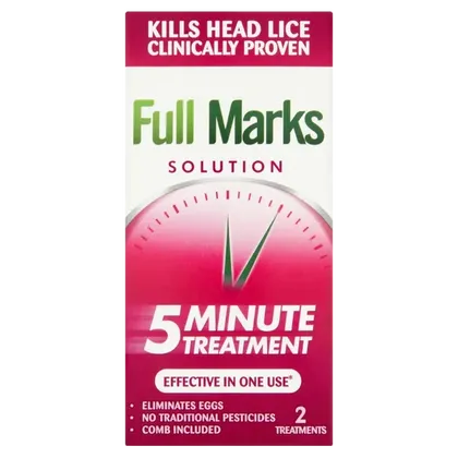 Full Marks Solution With Comb 100ml