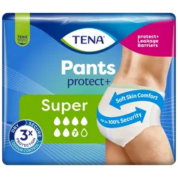 TENA Pants Protect+ Super Small Pack of 12